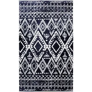 MANI TEXTILE TPS_BERB_ANT80 Teppich, Polyester, Anthrazit, 80 x 150