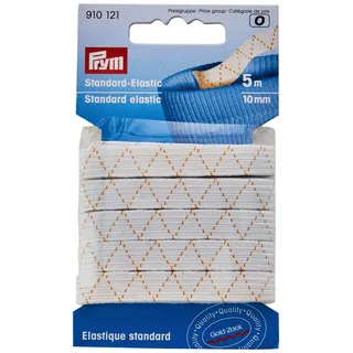 Prym Standard-Elastic, 10 mm, 5 m, weiß