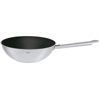 Rösle ELEGANCE Wokpfanne Hochwertiger Edelstahlwok mit robuster Keramikversieglung ProCera, backofen- und induktionsgeeignet, Ø 28 cm