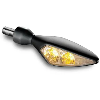 KELLERMANN Motorrad Blinker E geprüft micro 1000 Rhombus Extreme Blinker schwarz VR/HL