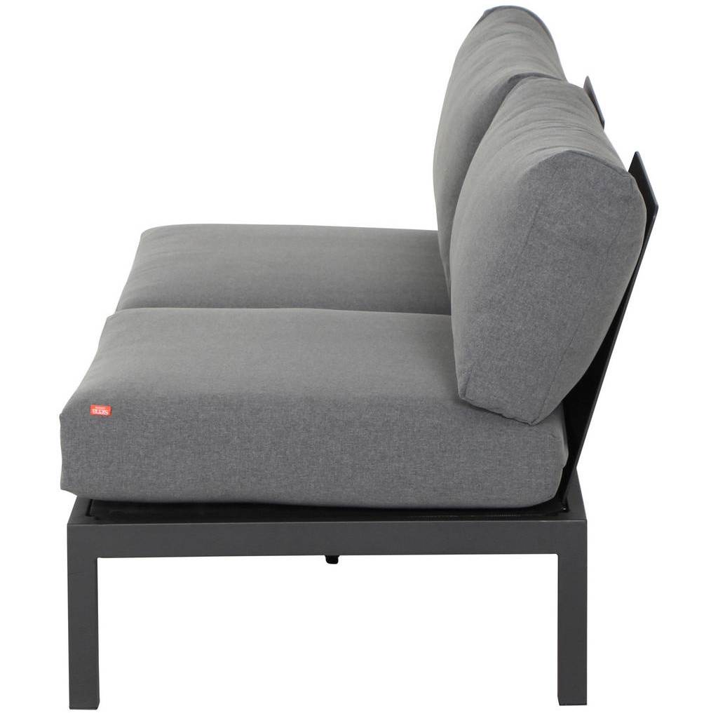 Bild von Alvida Modul 2-Sitzer matt anthrazit/grau