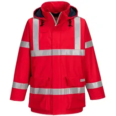 Portwest, Arbeitsjacke, Mens Bizflame Rain Anti-Static Jacket (S)