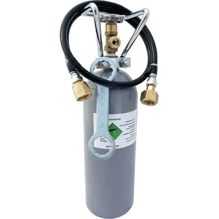 Komplett set - CO2 Flasche, Schlauch Set, Kohlensäureschlüssel für Sodastream, Wassersprudler, 1-leitig, CO2 Flaschen: CO2 - 0.5 kg