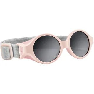 BÉABA, Sonnenbrille für Babys von 0 bis 9 Monaten, 100% UV-Schutz – KAT. 4, Seitenschutz, optimaler Komfort, verstellbares elastisches Kopfband, Bonbonrosa