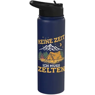 Outdoor Outfit Herren Damen Wald Natur Zelt Wandern Zelten Stainless Steel Insulated Water Bottle