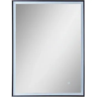 Spiegel Schminkspiegel mit Beleuchtung Badezimmer Indirekte Beleuchtung - Schwarz