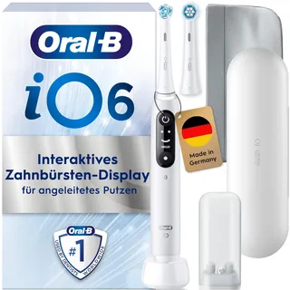iO Series 6 white + Reiseetui + Aufsteckbürsten 2 St.