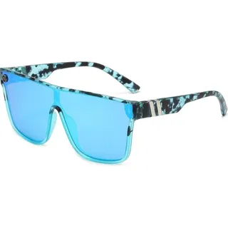 Dunkelmarineblauer großer Kaschmirschal für Damen mit Fransen SZA77