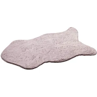Cepewa Dekofell braun/Beere Kurzhaar Fellteppich Fellauflage Fell 60x90cm Kunstfell (Dekofell Kurzhaar 60x90 braun/Beere)
