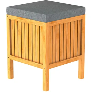 Eisl Wäschesammler mit Sitzkissen, beige