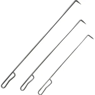 Vuurkorf 30-Zoll RVS 304 Schwerlast Feuerstelle Poker Stab - Outdoor Camping Werkzeug Zubehör für Feuerstellen und offene Kamine - Holzstoker - Deckelheber - Grillrostheber