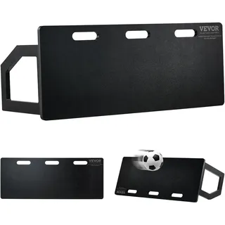 Vevor Fußball Rebound Board, Tragbares Prellwand Brett 100 x 40 cm, Rebounder Wand-Rebound-Ausrüstung, Kinder & Jugendliche, Doppel-Winkel-Board Rebounder Kicker für Fußball Training Schwarz
