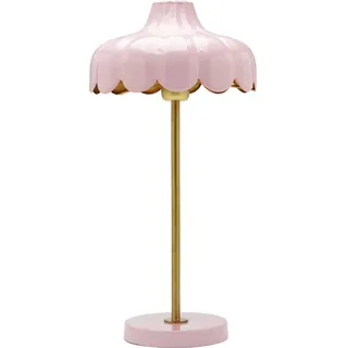 PR Home Wells Tischleuchte im Blumen design Rosa Gold E27 24x50cm