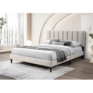 home collective Polsterbett 160 x 200 cm Beige
