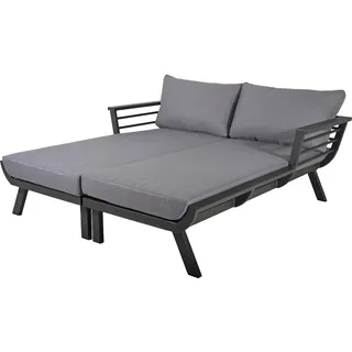 Garden Pleasure DELIA Doppelliege 174 x 85 x 62 cm Dunkelgrau