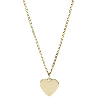Fossil Damen Halskette Heart Gold-Tone Stainless Steel JF03080710
