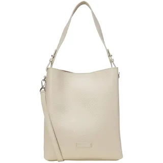 Marc O'Polo Brinja Hobo Bag Leather Grey Silk/Beige
