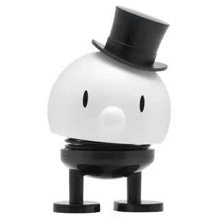Hoptimist Groom, Bräutigam Figur, Deko Hochzeit & Glücksbringer, Hochzeitsfiguren, Hochzeitsdeko aus Holz, Schöne und Lustige Geschenkidee zu Hochzeiten, 4,5 x 5,9 x 8,4 cm, Small, Schwarz