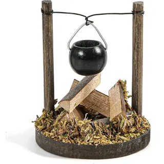 Holz Mini Lagerfeuer Wichtelzubehör Weihnachten Miniatur Deko
