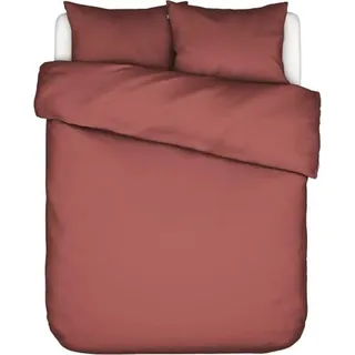 Essenza Satin Bettwäsche-Garnitur Minte Farbe Dusty rose Größe 155x220+80x80 - Rosa