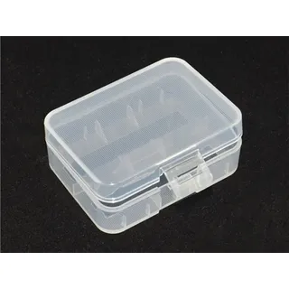 Keeppower Plastikbox Keeppower D2 für 2x 18500 oder 2x 18350 transparent, Abmessungen beachten