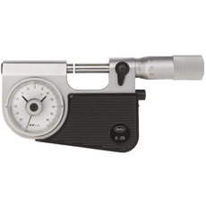 Mahr 4150201 Micromar 40 FC Mikrometer mit integriertem Zifferblattvergleicher, Reichweite 25-50 mm