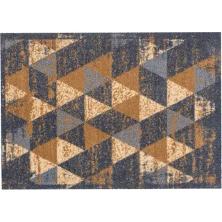 Astra Sauberlaufmatte Miabella 50 cm x 70 cm Dreiecke Grau-Braun
