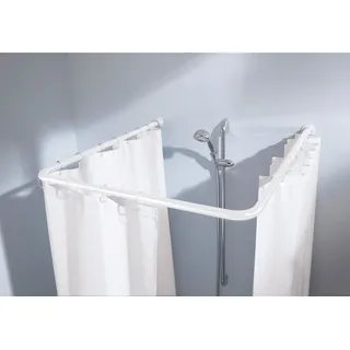 KLEINE WOLKE Duschvorhangstange Universalstange Ø 25 mm weiß