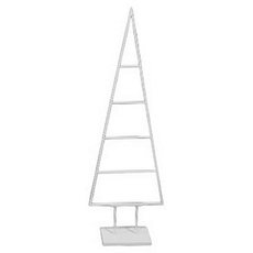 Bild Dekobaum »Maischa, Weihnachtsdeko aus Metall«, zum individuellen Dekorieren, weiß