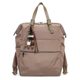 SURI FREY Freizeitrucksack Rucksack mit Laptopfach Sandey Cityrucksack Taupe - Taupe, Braun