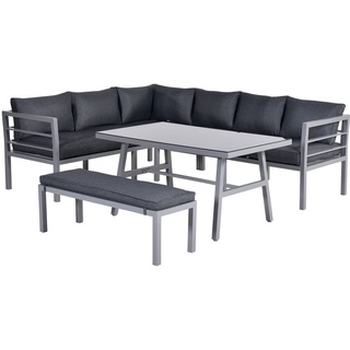 Garden Impressions 06590SO Lounge Dining Set, Arctic Grau, 245 x 195 x 73 cm