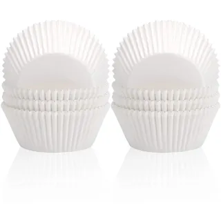 200 Stück Mini Muffins Papierförmchen,Weiß Muffinförmchen Papier,Cupcake Förmchen,Weiß Muffinförmchen Papier Klein für Backen, Dessert Weihnachten Valentinstag Geburtstag Hochzeit Dekoration