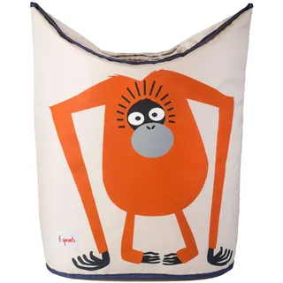 3 Sprouts - Wäschekorb Kinderzimmer - Wäschesack Kinder - Wäschekorb Babyzimmer, Wäschesammler Kinder - Orang-Utan