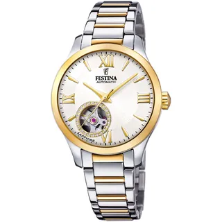 Festina F20489/1 Automatik Automatic Uhr Damenuhr Edelstahl Bicolor