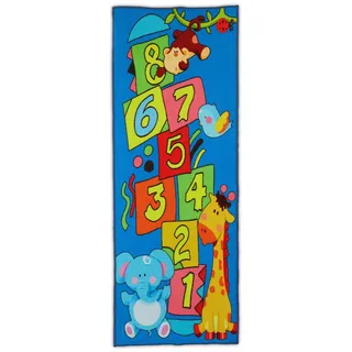 Relaxdays Kinderteppich , Multicolor , Textil, Kunststoff , 67x179 cm , Teppiche und Böden, Teppiche, Kinderteppiche