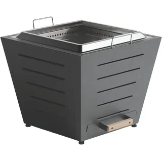 Grill-Welten Rauchfreie Feuerschale aus Edelstahl – Ash