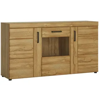 Lomadox Sideboard CARIATI-129 Eiche Braun