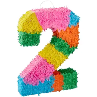 Relaxdays Pinata , Multicolor , Papier , 35.5x50.5x7.5 cm , Dekoration