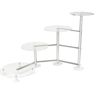 Manschin-Laserdesign Tortenständer Rund Tortenetagere Acryl Treppe Etagere Hochzeit 4 Etagen Acryl (Ø 20 25 30 35 cm)
