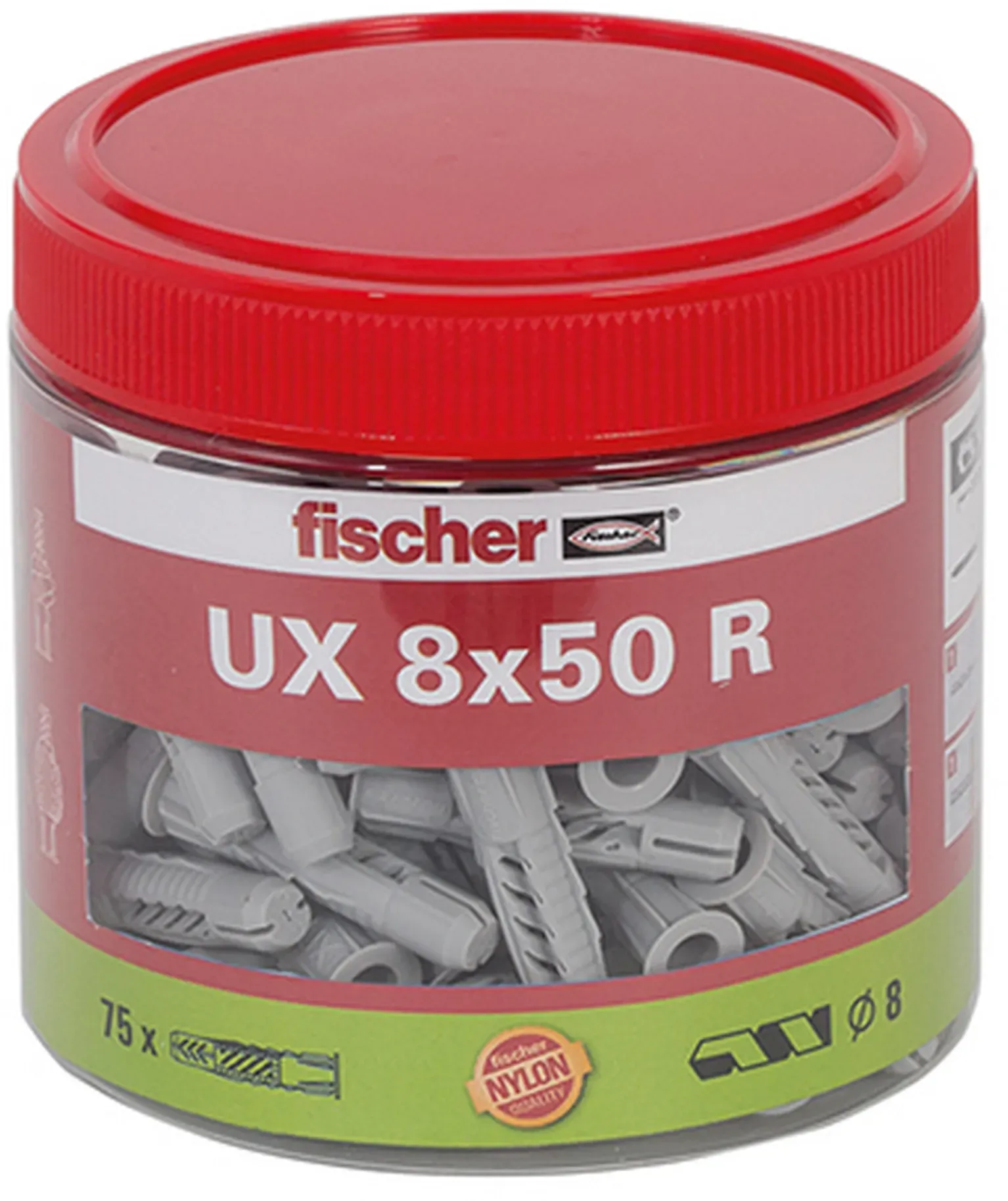 Bild von Universaldübel UX 8x50 R Dose, 75er-Pack (531026)