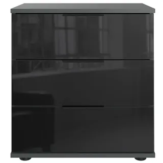 WIMEX Nachtschrank Saigon 52 x 38 x 58 cm Schwarz