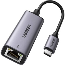 Ugreen Gigabit Ethernet Adapter (USB-C 3.1 Gen 1, RJ45), Netzwerkadapter, Silber