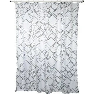 Spirella Duschvorhang Peer 180 x 180 cm weiß