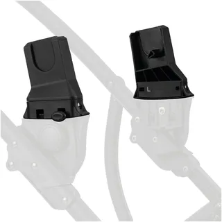 hauck Kinderwagen-Adapter hauck Duett 2", Baby, schwarz, Kunststoff, Kinderwagen-Adapter Kinderwagen-Adapter