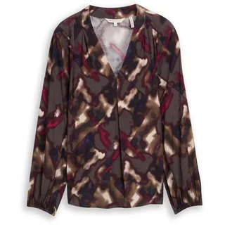 Tom Tailor Bluse Dark Pecan Brown Melange 48