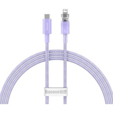 Bild Fast Charging cable USB-C to Lightning Explorer Series 1m, 20W (purple)