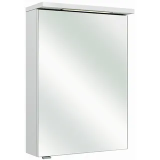 Xora Spiegelschrank , Weiß , Holzwerkstoff , 2 Fächer , 50x72x16 cm , Made in Germany , Badezimmer, Badmöbelsets & Badmöbelserien, Badmöbelserien