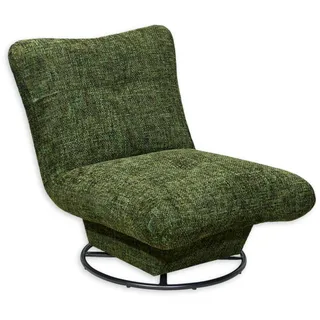 ed exciting design Fernsehsessel Maranello Polyester 96 x 75 x 93 cm Grün drehbar