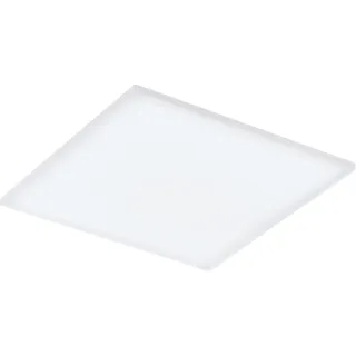 EGLO LED Deckenleuchte Turcona-CCT, 1 flammige Deckenlampe mit Fernbedienung, Lichtfarben einstellbar (warm-, neutral-, kaltweiß), dimmbar, LED Panel aus Metall und Kunststoff in Weiß, L x B 58,7 cm