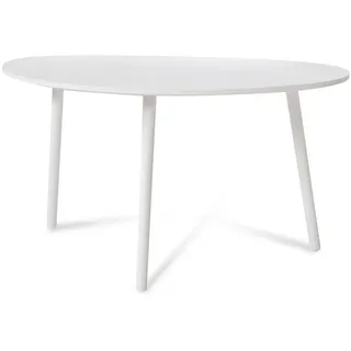 Homestyle4u Couchtisch Weiß Kiefer 84 x 43 cm